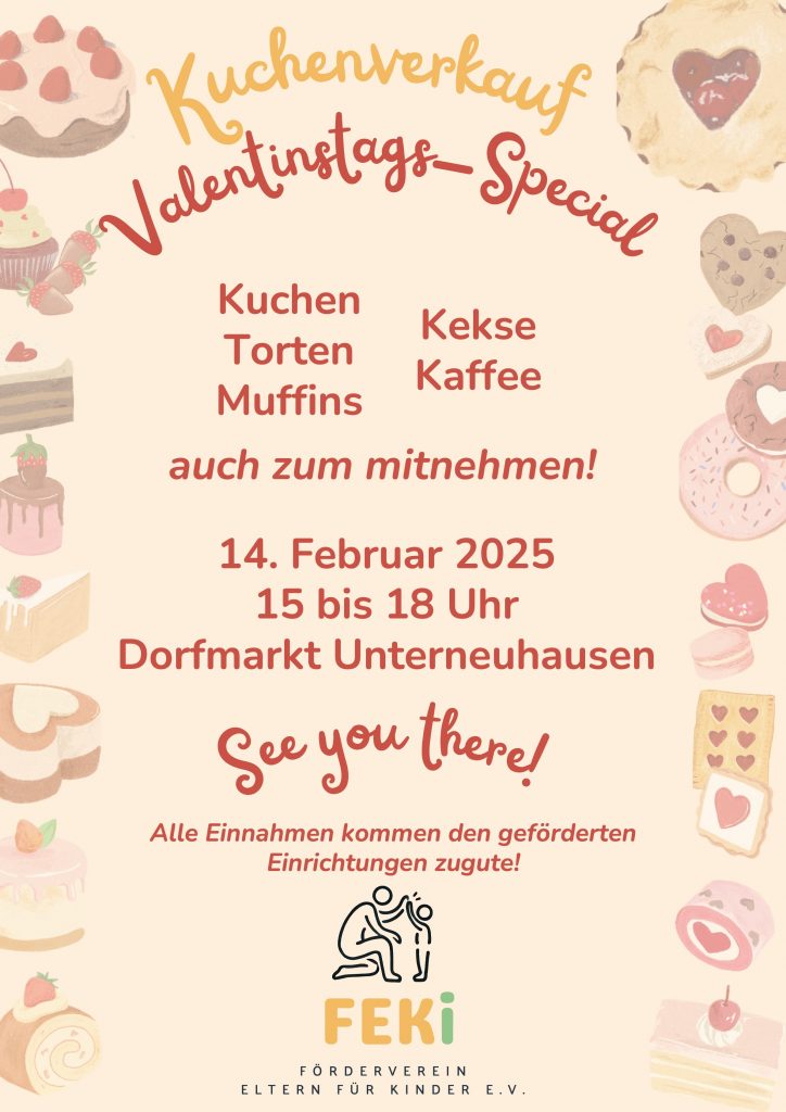 FEKi Kuchenverkauf Valentinstag